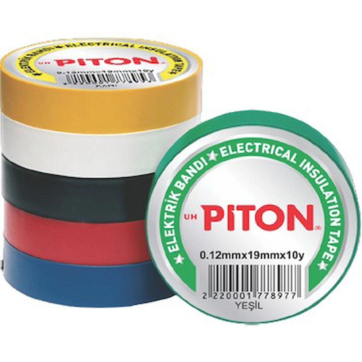 PİTON YÜKSEK KALİTE İZOLE BANT 19MMx10M