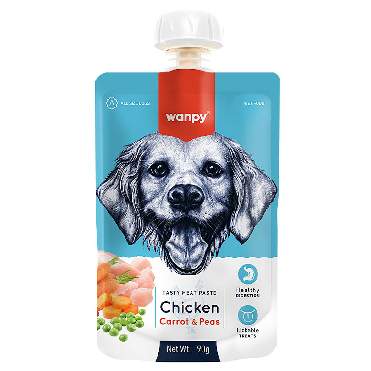 Petlovebutik Taze Tavuklu&Havuçlu Köpek Et Ezmesi 90 gr