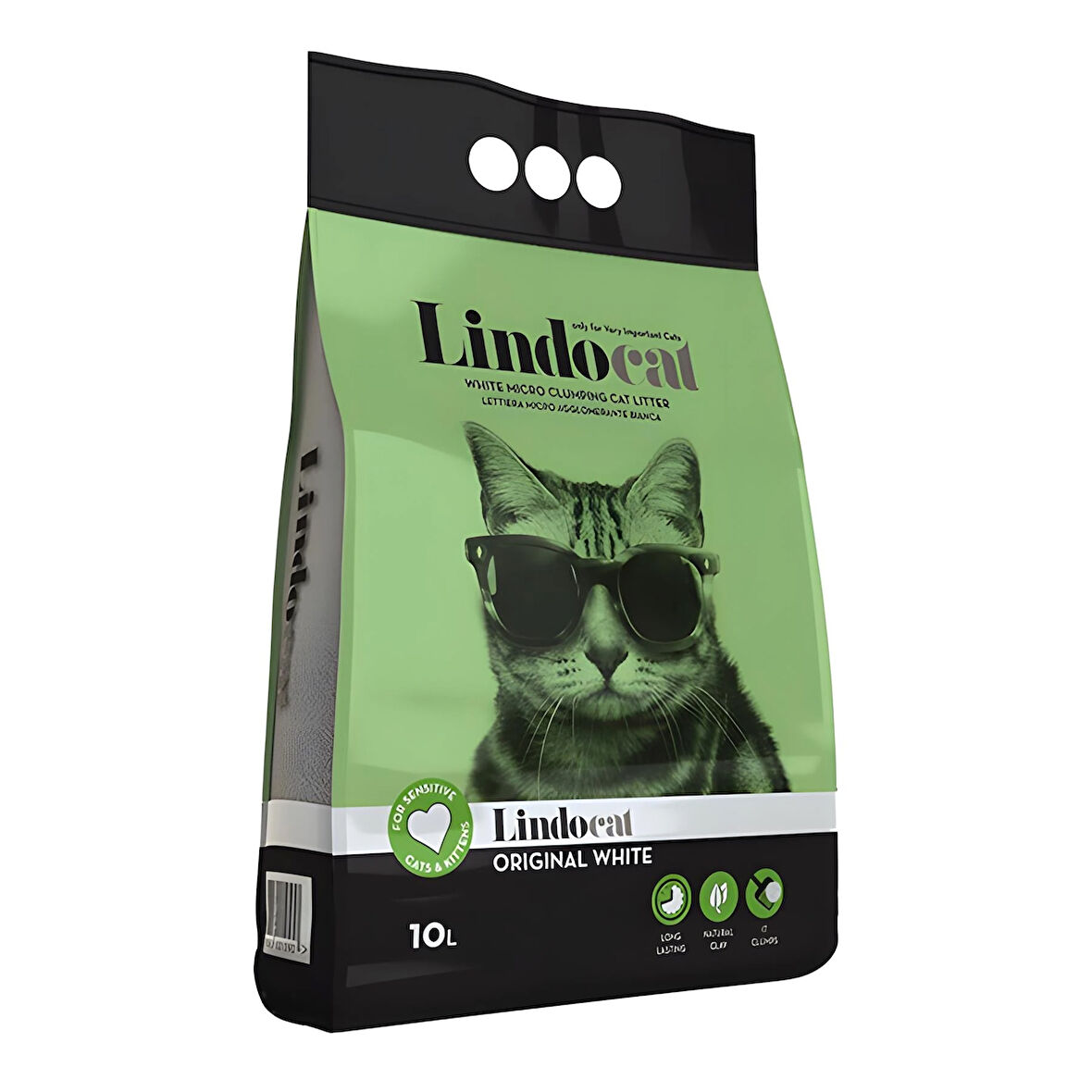 Lindo Cat Kokusuz İnce Taneli Kedi Kumu 10 Lt