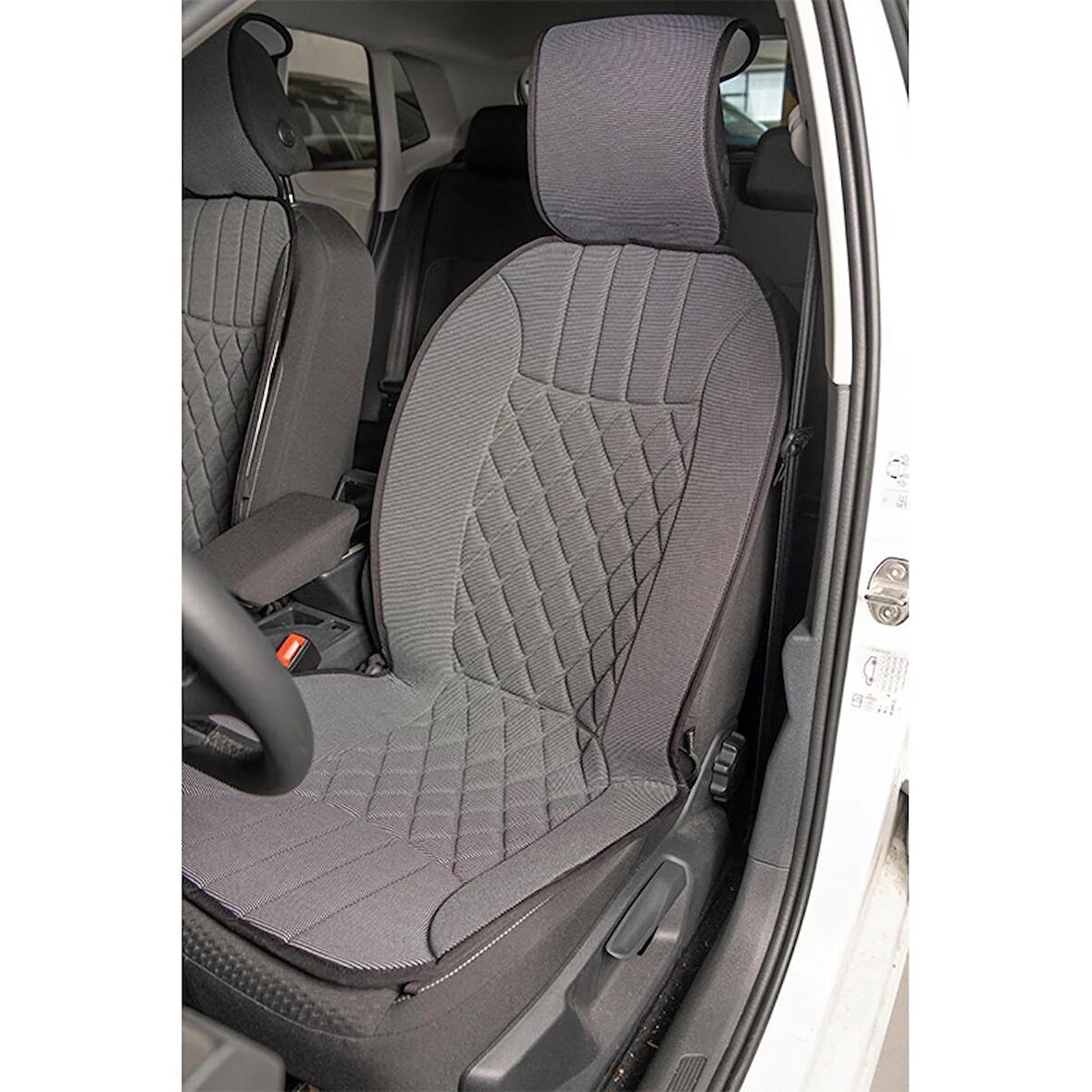 Seat Arona Lüx Oto Koltuk Minderi Ön 2'li Set ELEGANCE Serisi GRİ