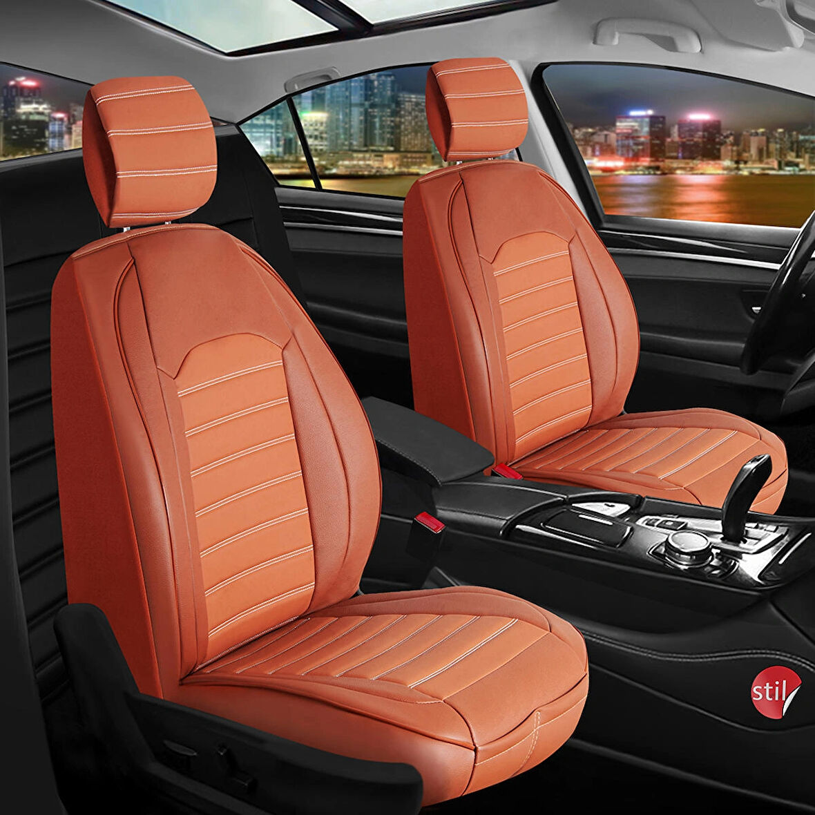 Fiat Egea STW Lüx Deri OTO KOLTUK KILIFI Ön Arka Takım Set Orjinal TARÇIN