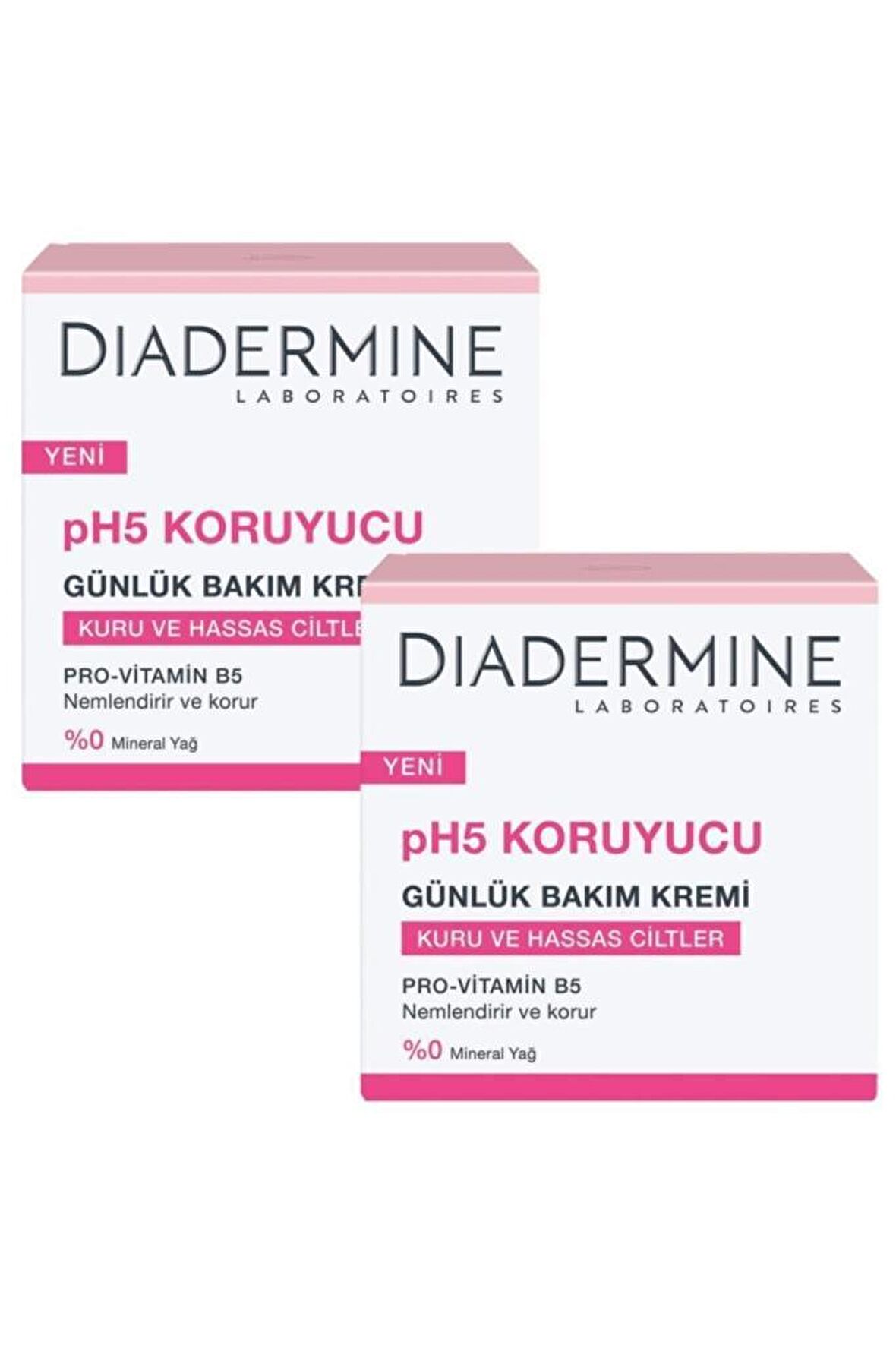 Diadermine ph5 koruyucu Hassas ve Kuru Ciltler İçin Su Bazlı Yağsız Koruyucu Yüz Bakım Kremi 100 ml