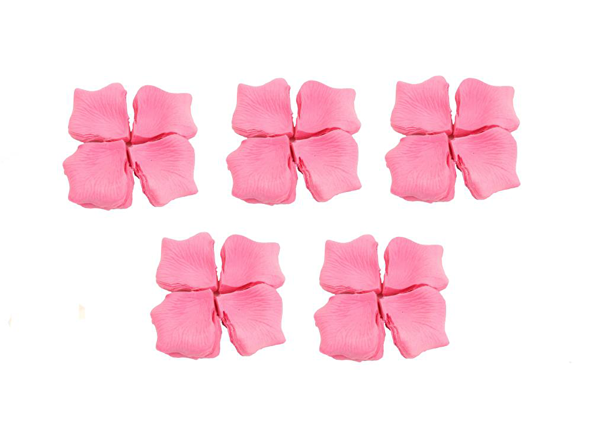 YAPAY GÜL YAPRAK PEMBE 144'LÜ 5 'Lİ PAKET