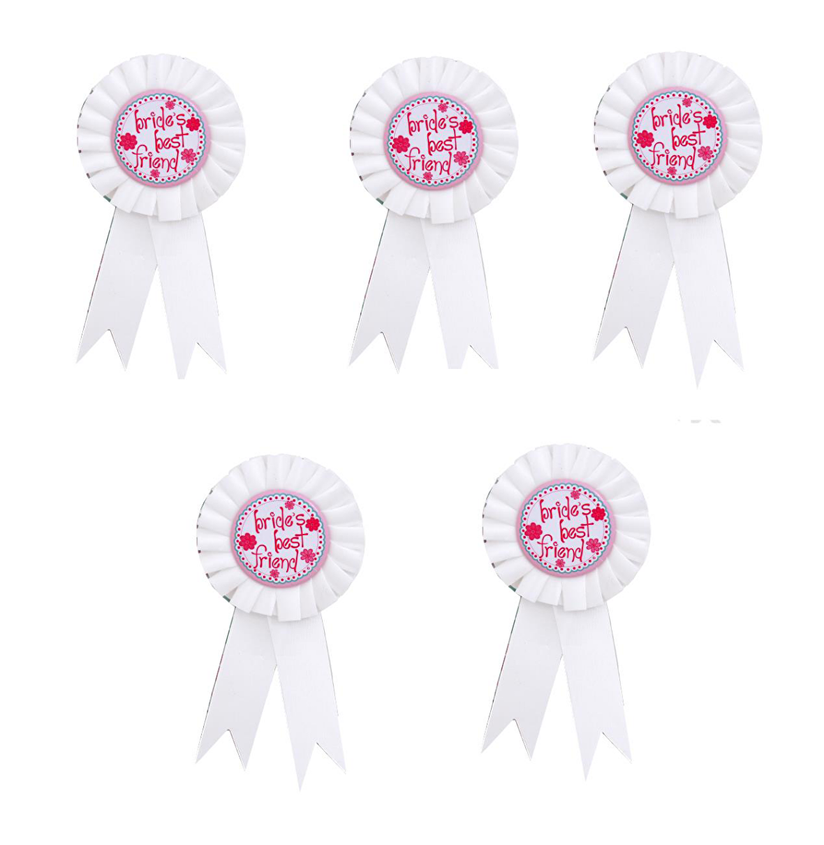 ROZET BRİDE'S BEST FRİEND BEYAZ 10 LU PAKET