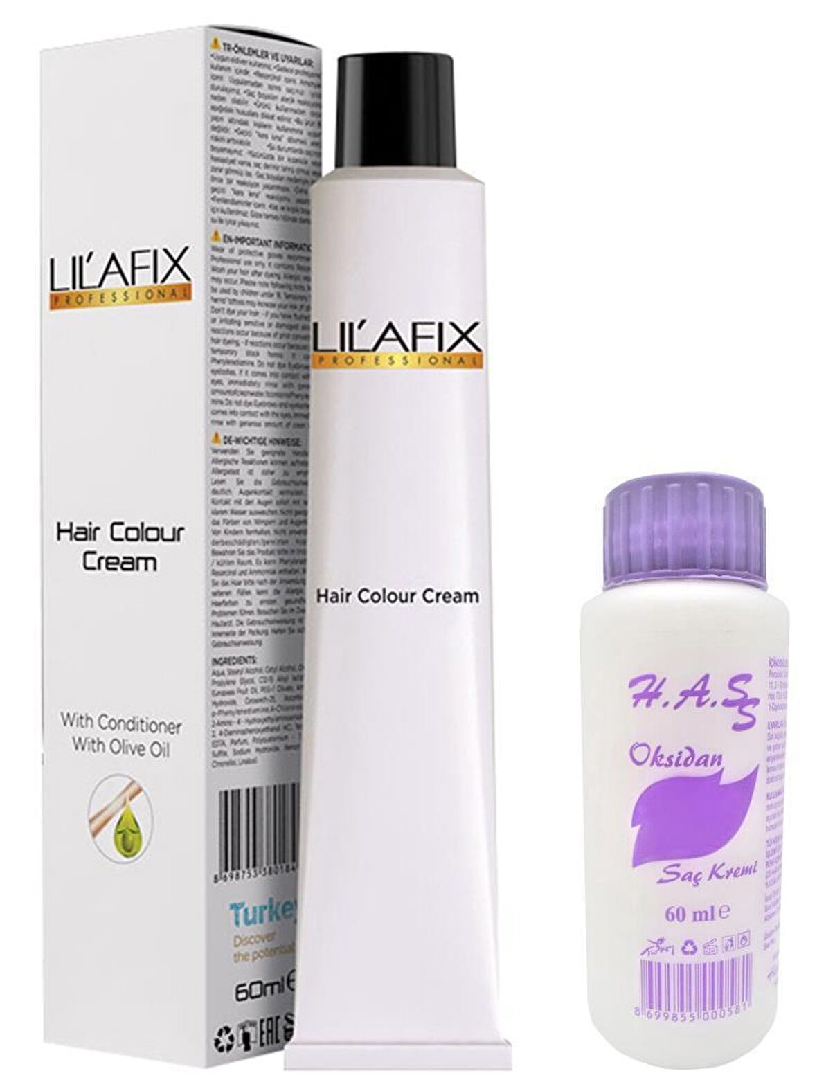 Lilafix Saç Boyası 60 Ml.+Oksidan 60 Ml. (1 Adet)