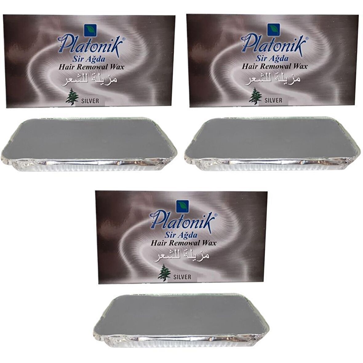 Platonik Silver Kalıp Ağda 400 Gr. 3'lü (Gümüş-Hassas Ciltler için)