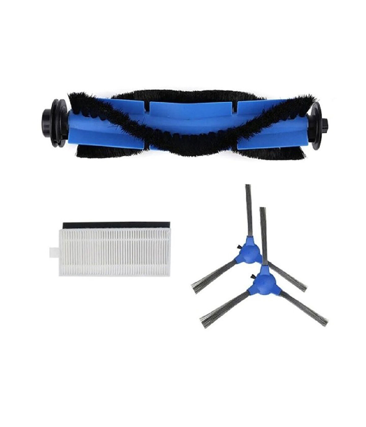 Anker  11S-12-15C-30-30C-35 Uyumlu 1 ADET ANA FIRÇA 1 ADET FİLTRE 2 ADET YAN FIRÇA