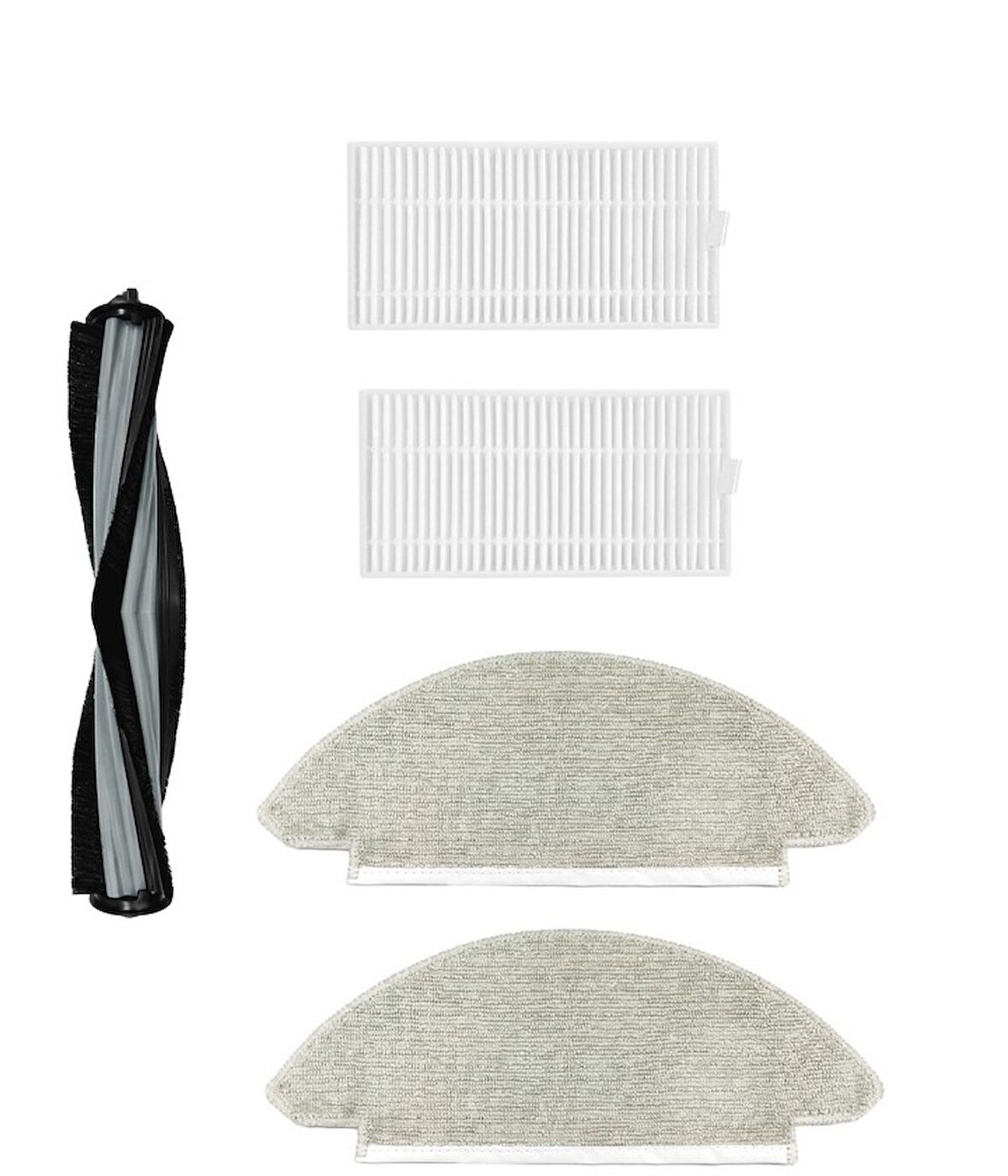 Viomi V5 Uyumlu 1 ADET ANA FIRÇA 2 ADET FİLTRE 2 ADET MOP