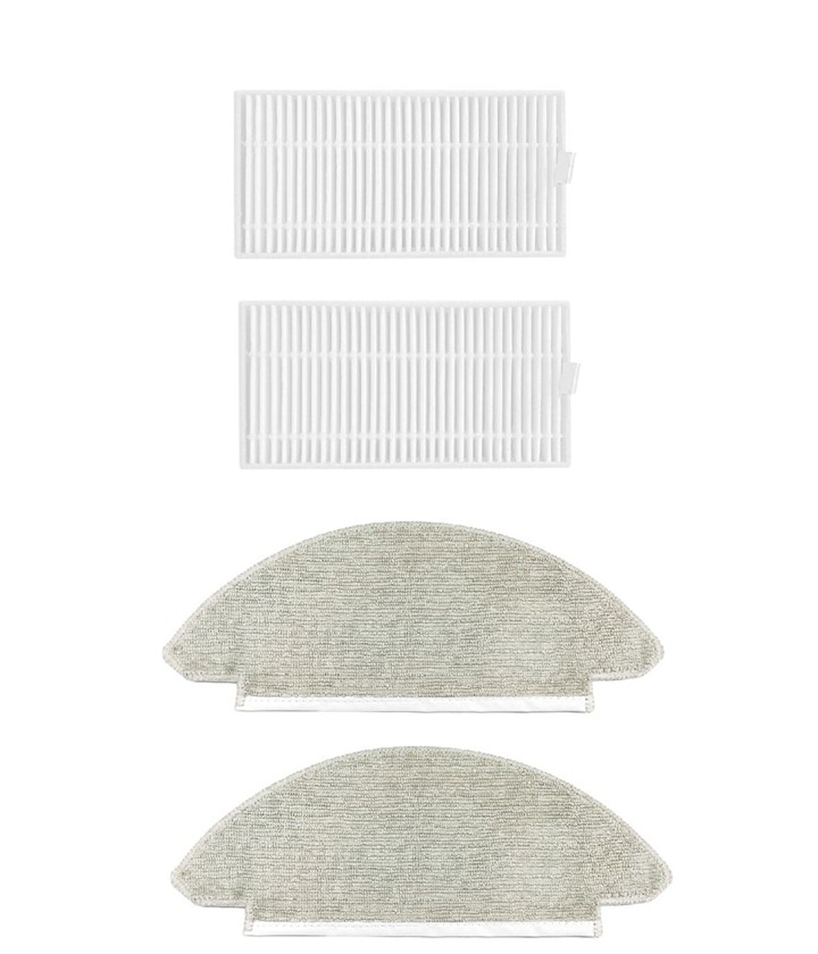 Viomi V5 Pro Uyumlu 2 ADET FİLTRE 2 ADET MOP