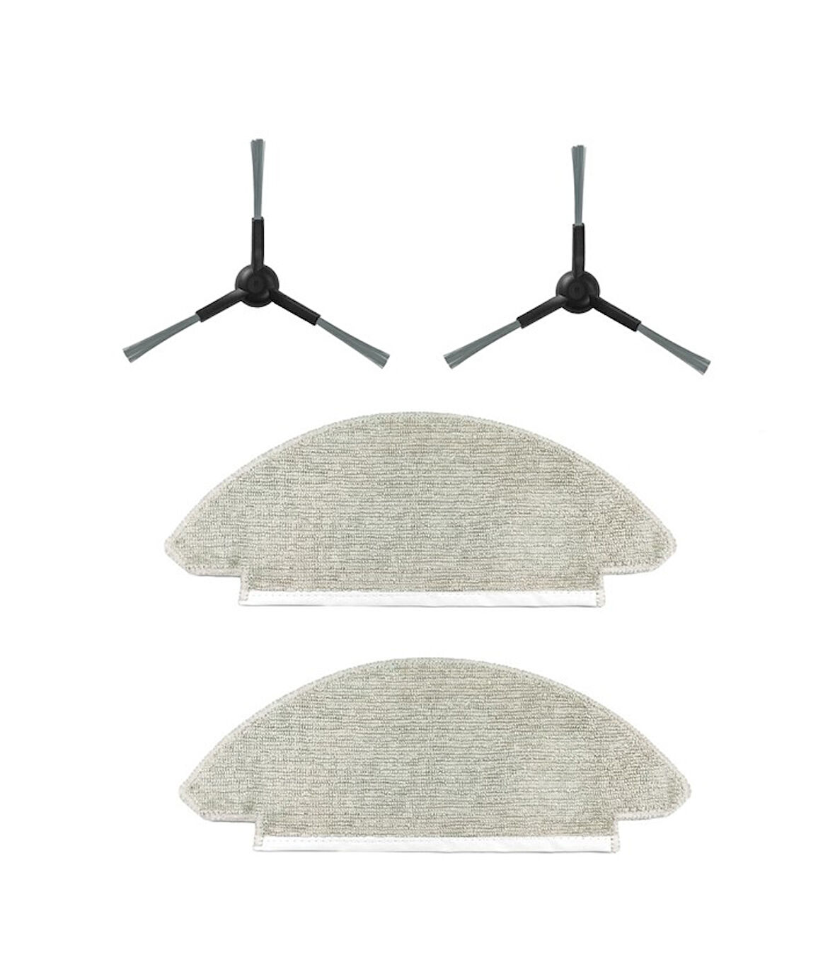 Viomi Alpha 2 Pro Uyumlu 2 ADET YAN FIRÇA 2 ADET MOP