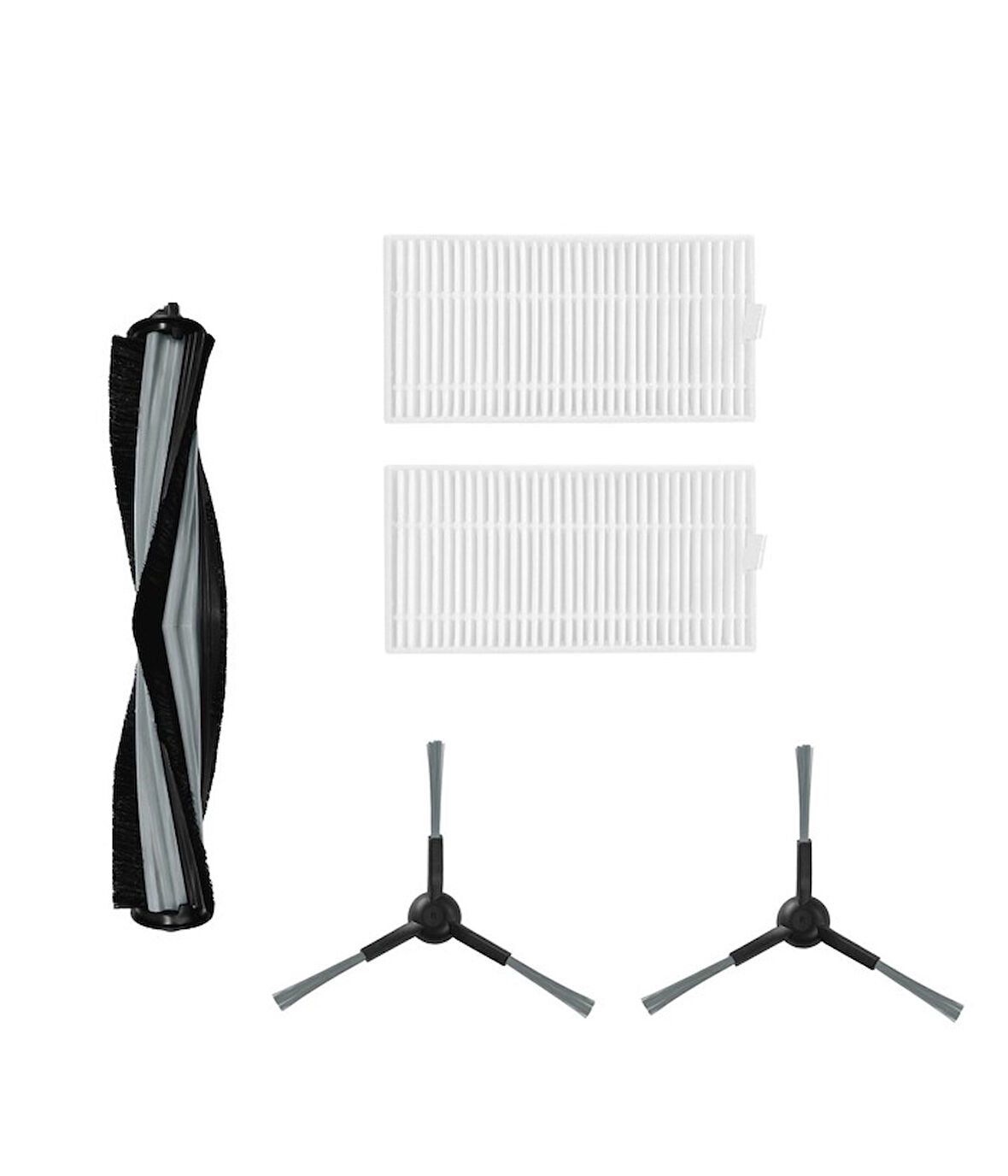 Viomi Alpha 2 Pro Uyumlu 1 ADET ANA FIRÇA 2 ADET FİLTRE 2 ADET YAN FIRÇA