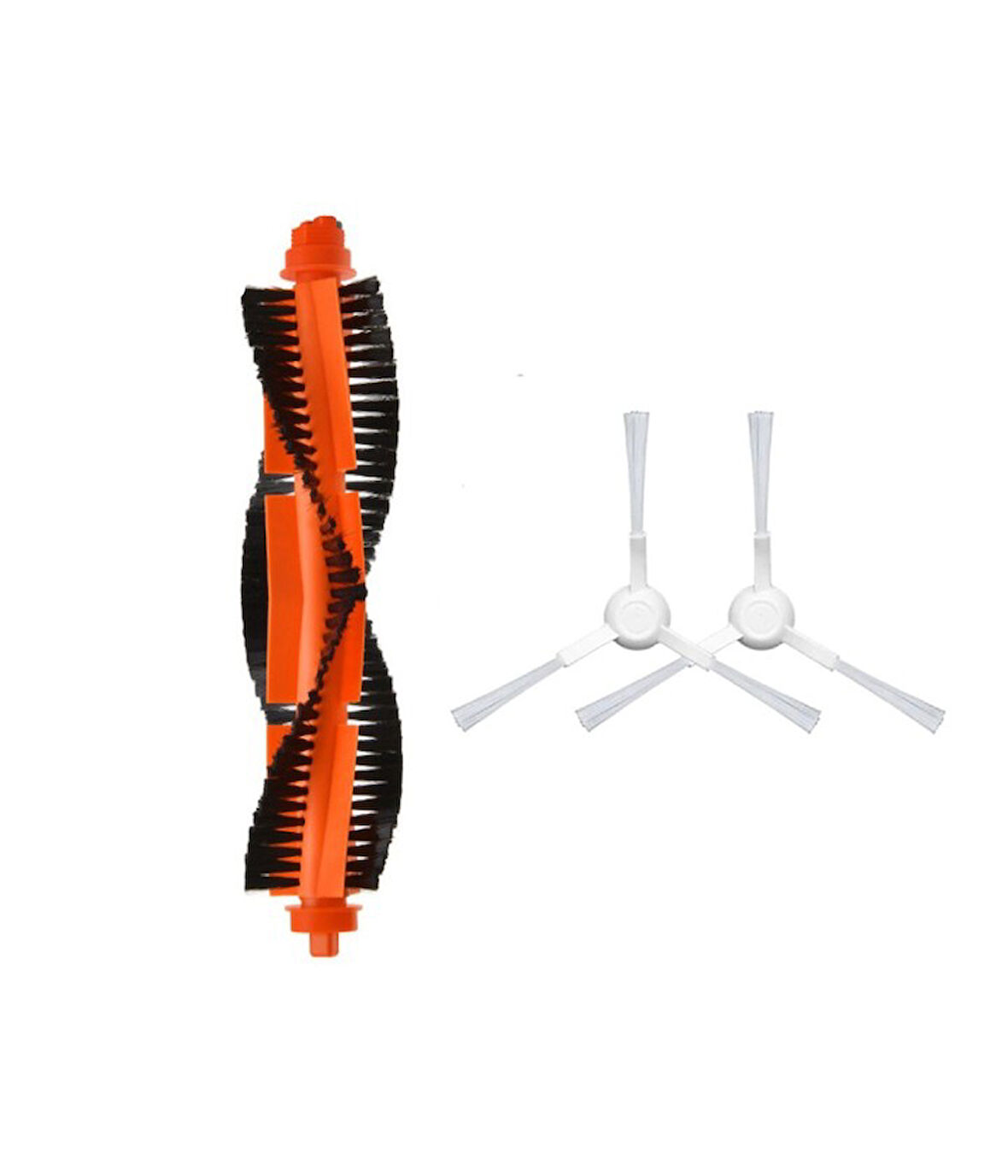 Xiaomi Mop 2S Uyumlu 1 ADET ANA FIRÇA 2 ADET BEYAZ YAN FIRÇA