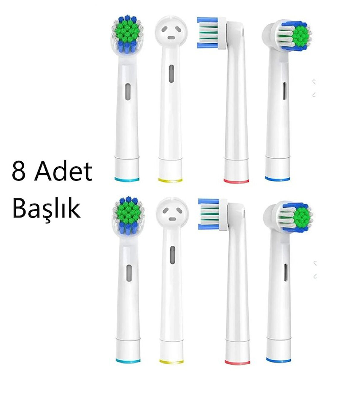 Ultra Sensitive Pro Oral B Uyumlu Yetişkin Şarjlı Diş Fırçası Yedek Başlığı 8 Adet  Başlık