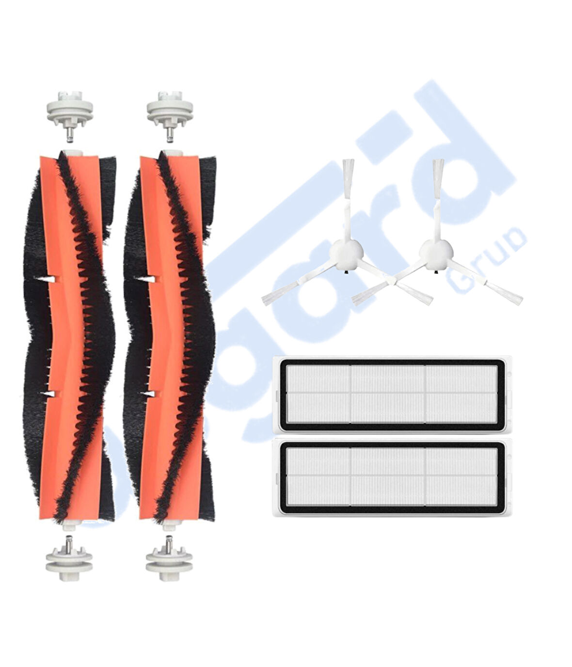 Xiaomi 1C,2C,Mop 2 Uyumlu 2 Ana Fırça 2 Yan Fırça 2 Filtre