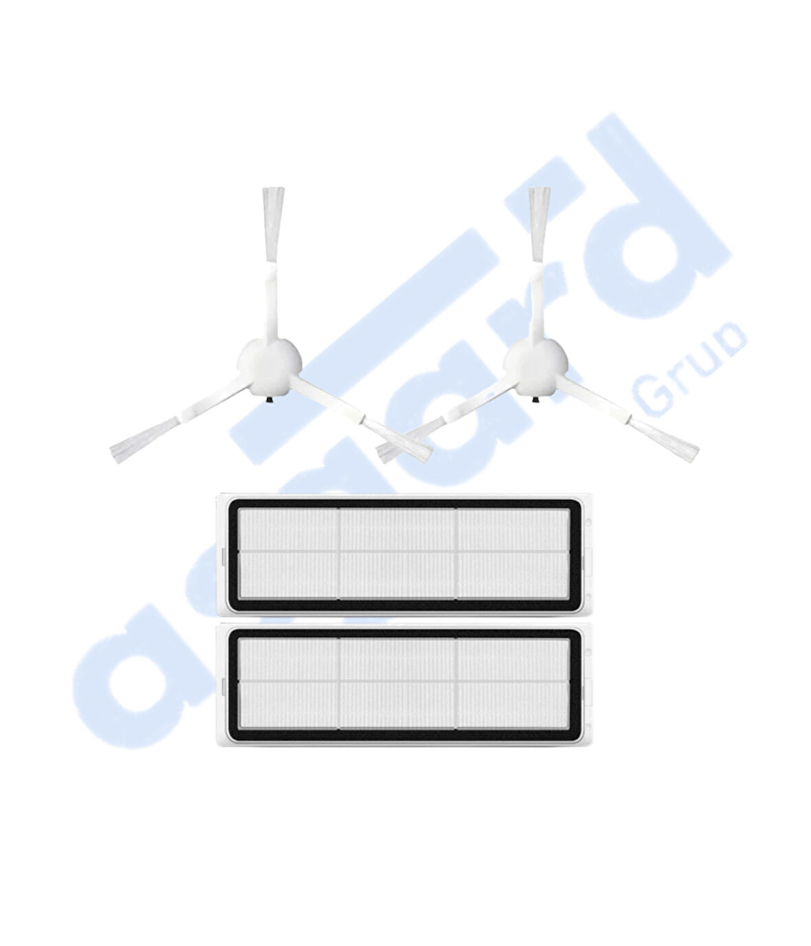 Xiaomi 1C,2C,Mop 2 Uyumlu 2 Yan Fırça 2 Filtre