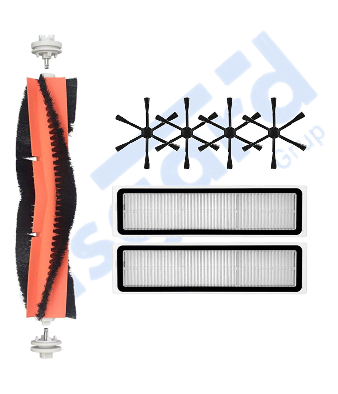Dreame D10S, D10S PRO, D9 MAX GEN2 Uyumlu 1 Ana Fırça 4 Yan Fırça 2 Filtre