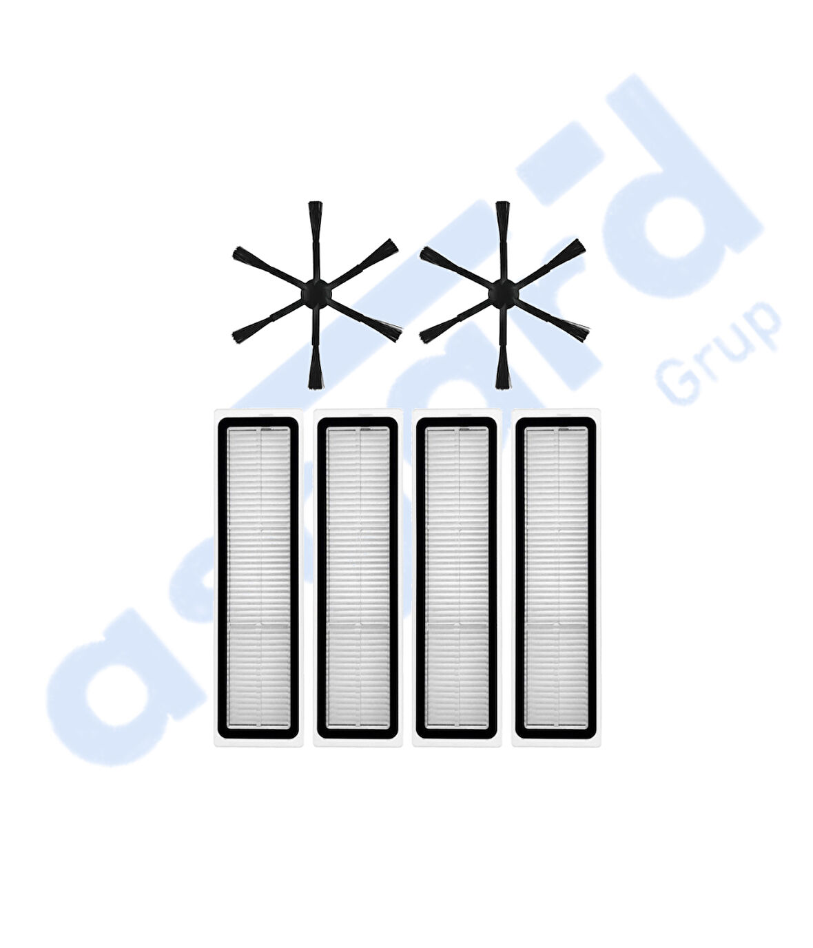 Dreame D10S, D10S PRO, D9 MAX GEN2 Uyumlu 2 Yan Fırça 4 Filtre