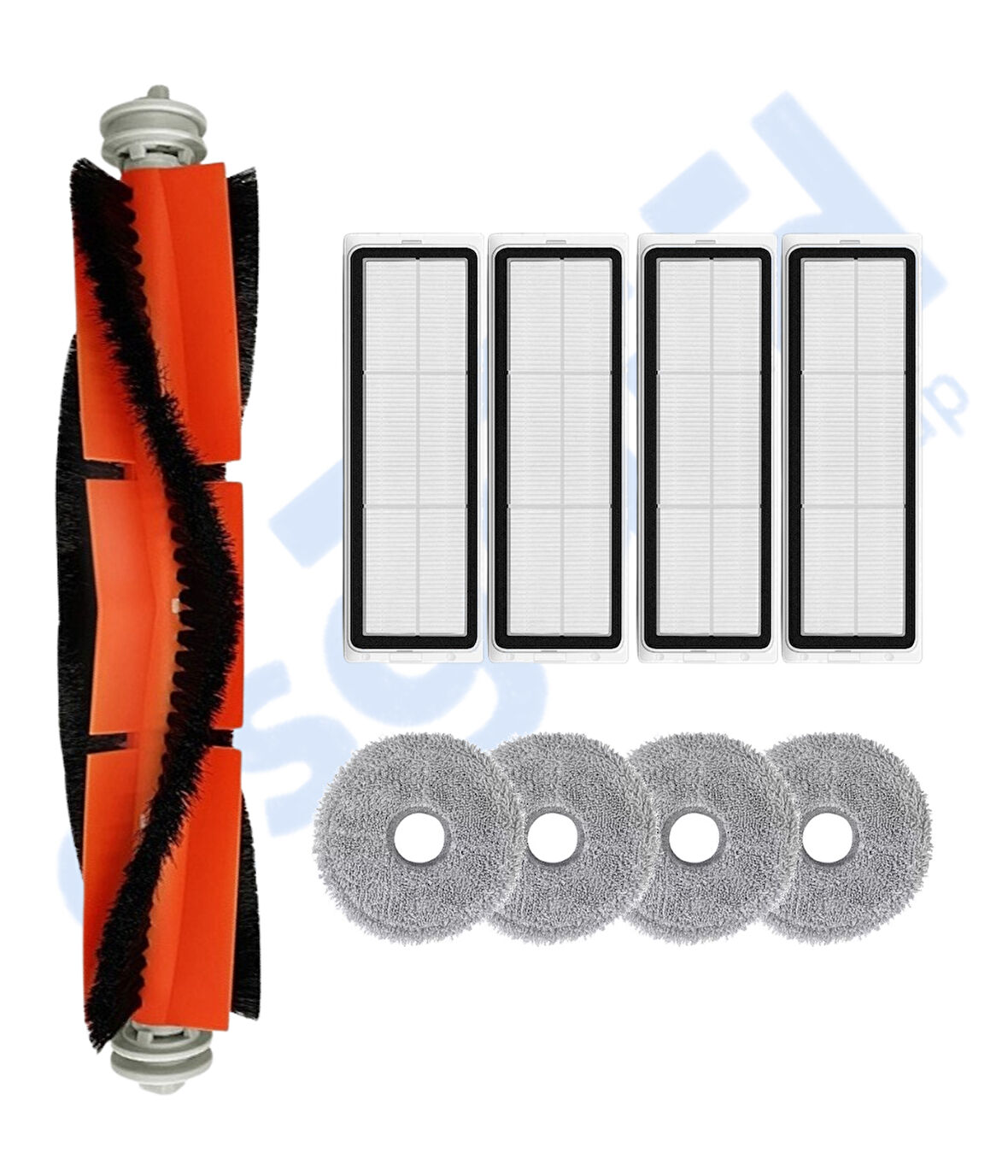 Dreame L10 S PRO, L10S PRO GEN 2, L10S PLUS Uyumlu 1 Ana Fırça 4 Filtre 4 Mop