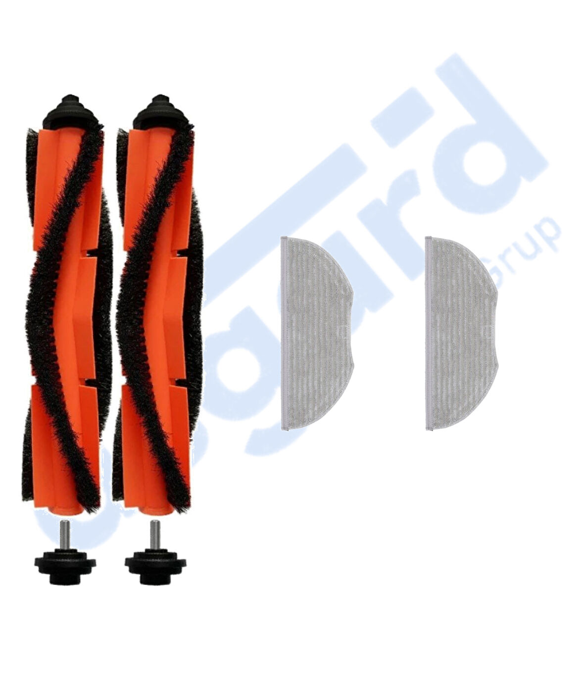 XİAOMİ ESSENTİAL –VİOMİ V3 MAX Uyumlu 2 Ana Fırça 2 Mop