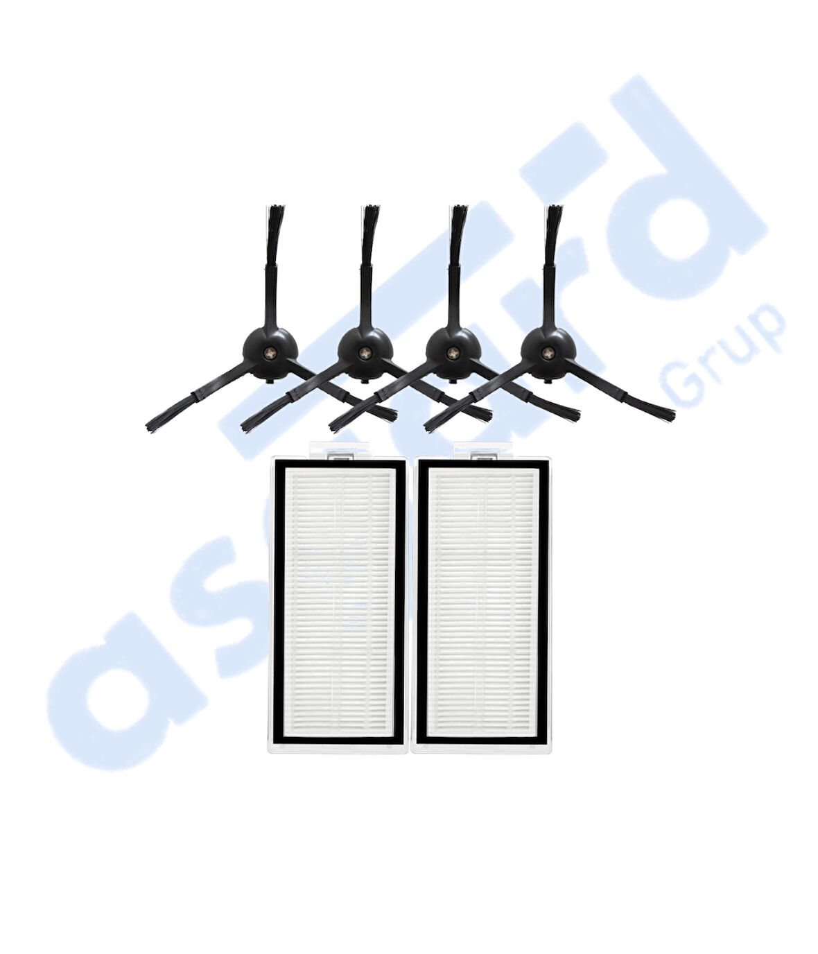 ROBOROCK Q5, Q5+, Q5 PRO,Q5 PRO+ UYUMLU 4 Yan Fırça 2 Filtre