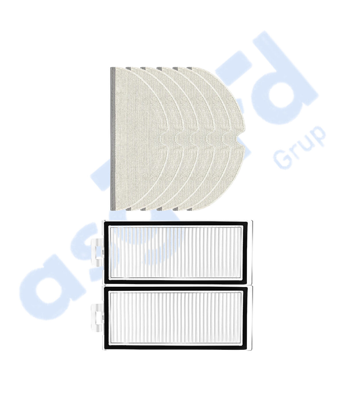 ROBOROCK Q7 , Q7+ , Q7 MAX , Q7 MAX+  Uyumlu 2 Filtre 6 Mop