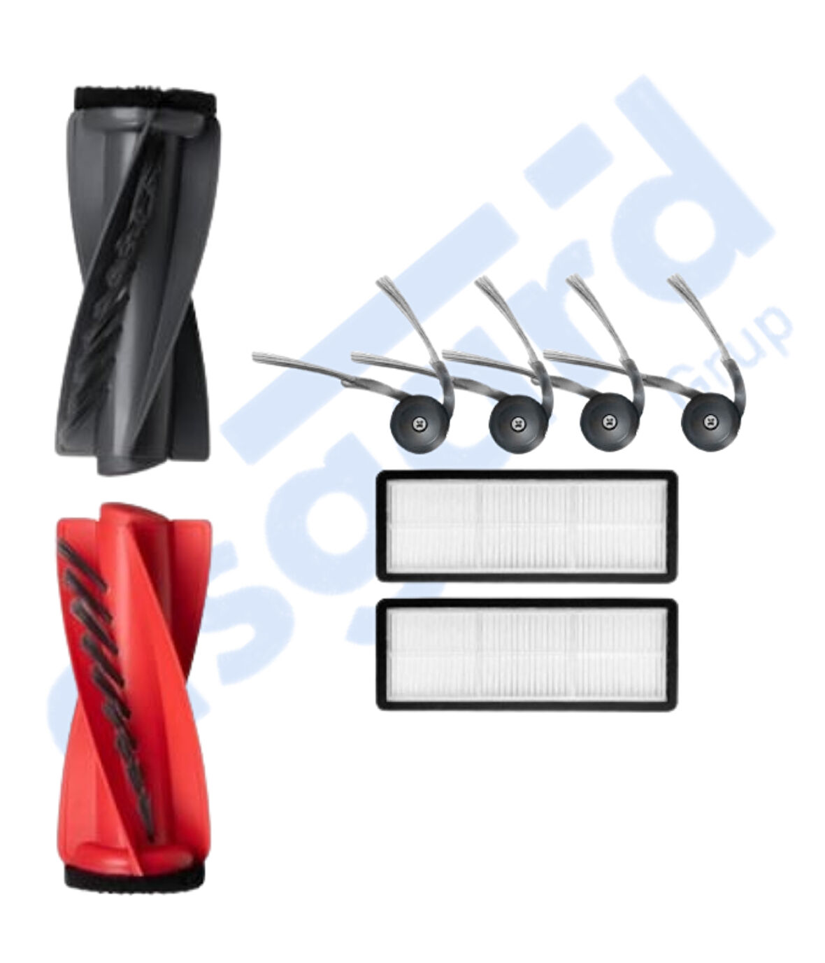 Roborock Qrevo Curv Uyumlu 1 Ana Fırça 4 Yan Fırça 2 Filtre