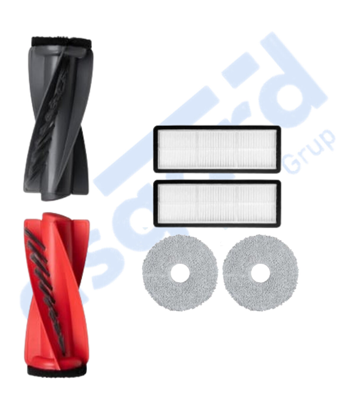 Roborock Qrevo Curv Uyumlu 1 Ana Fırça 2 Filtre 2 Mop