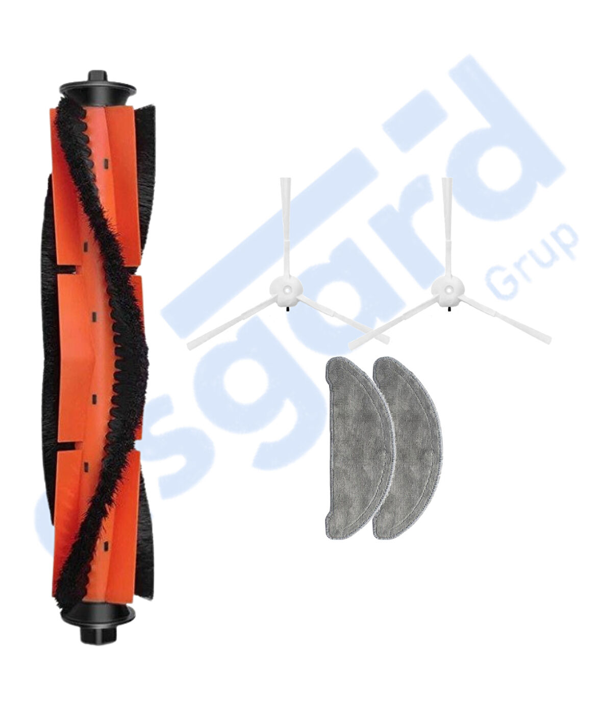 Roidmi Eve - Eve Plus Uyumlu 1 Ana Fırça 2 Yan Fırça 2 Mop