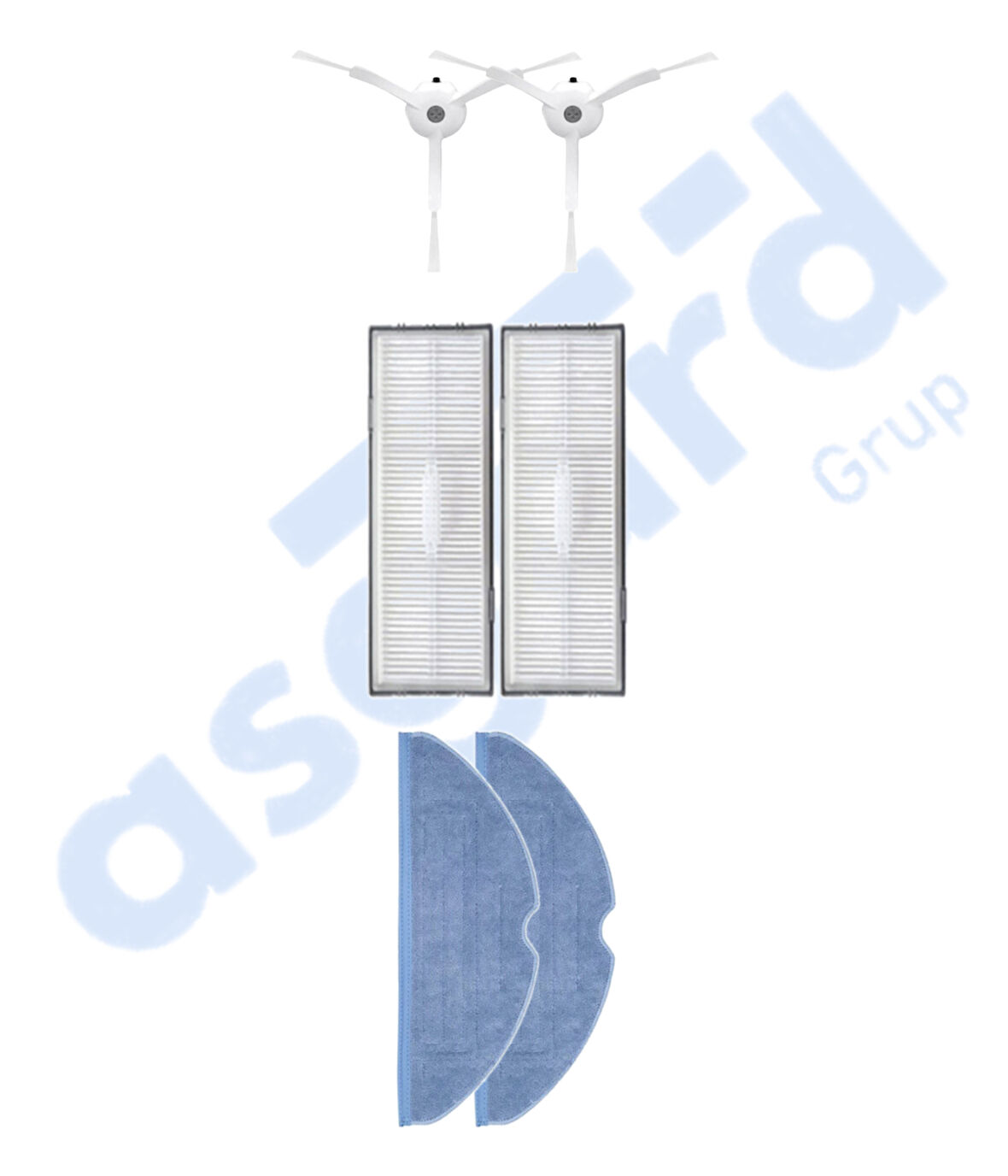 ROBOROCK S8 , S8+ ,S8 PRO-PRO ULTRA UYUMLU 2 Yan Fırça 2 Filtre 2 Mop