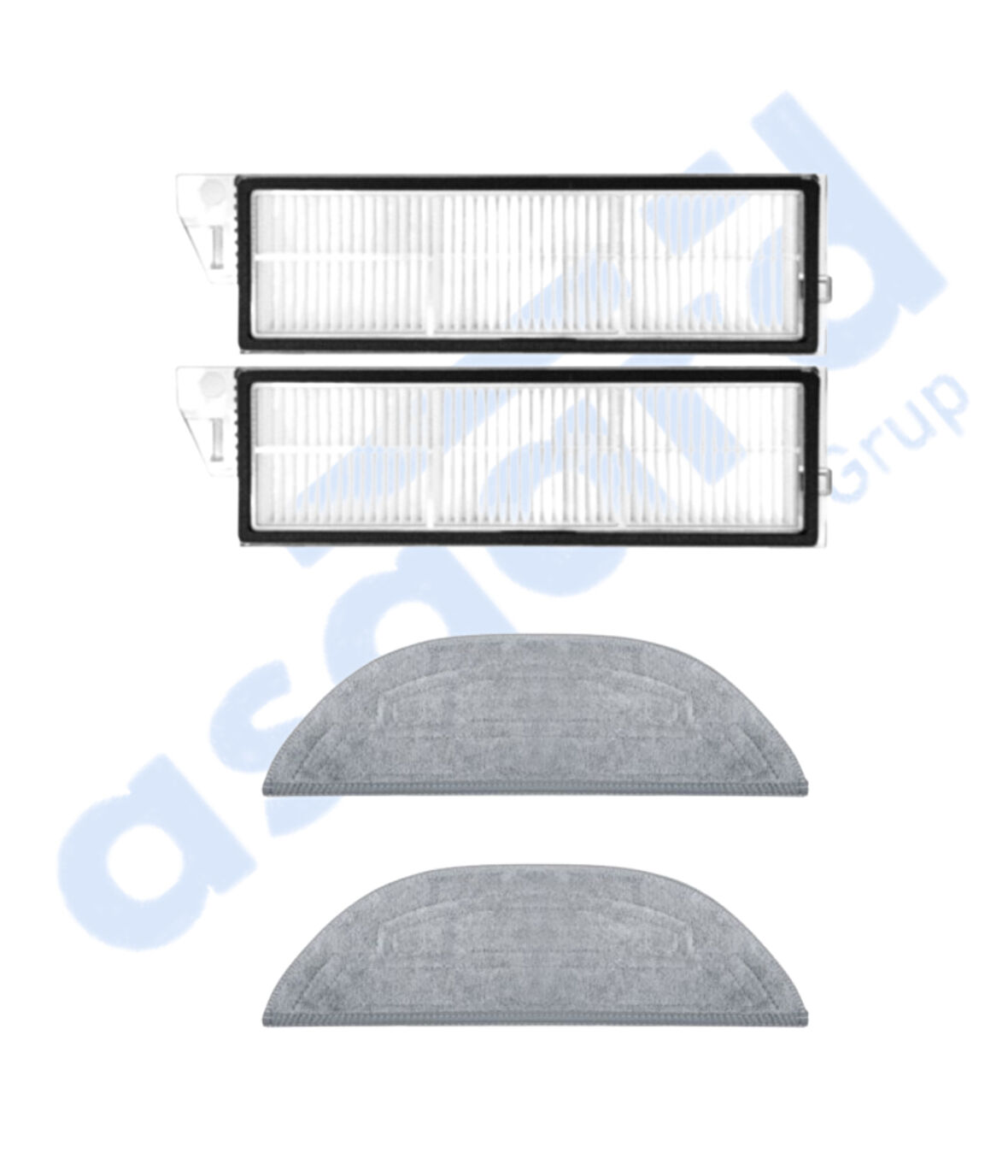 ROBOROCK S8 MaxV Ultra Uyumlu  2 Filtre 2 Mop