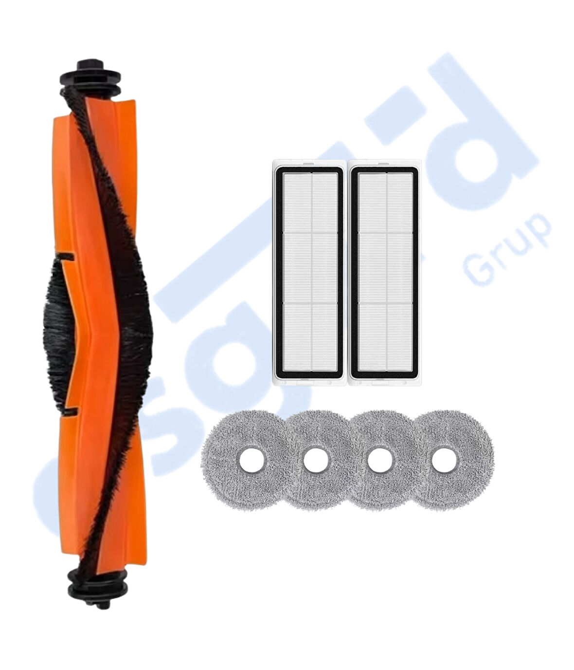 XİAOMİ S10+ , S20+ , X10+ , X20+ Uyumlu 1 Ana Fırça 2 Filtre 4 Mop