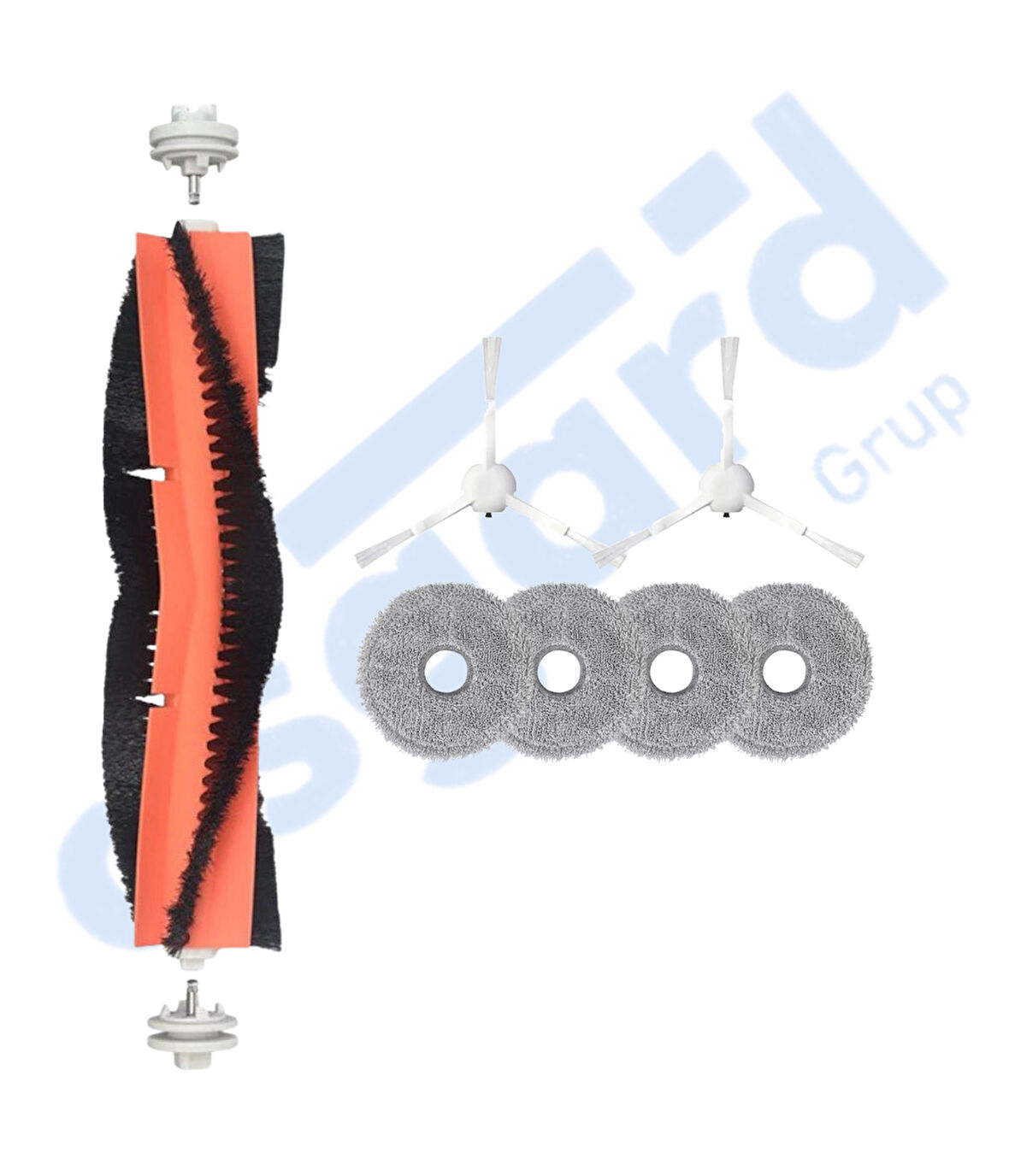 XİAOMİ S10+ , S20+ , X10+ , X20+ Uyumlu 1 Ana Fırça 2 Yan Fırça 4 Mop