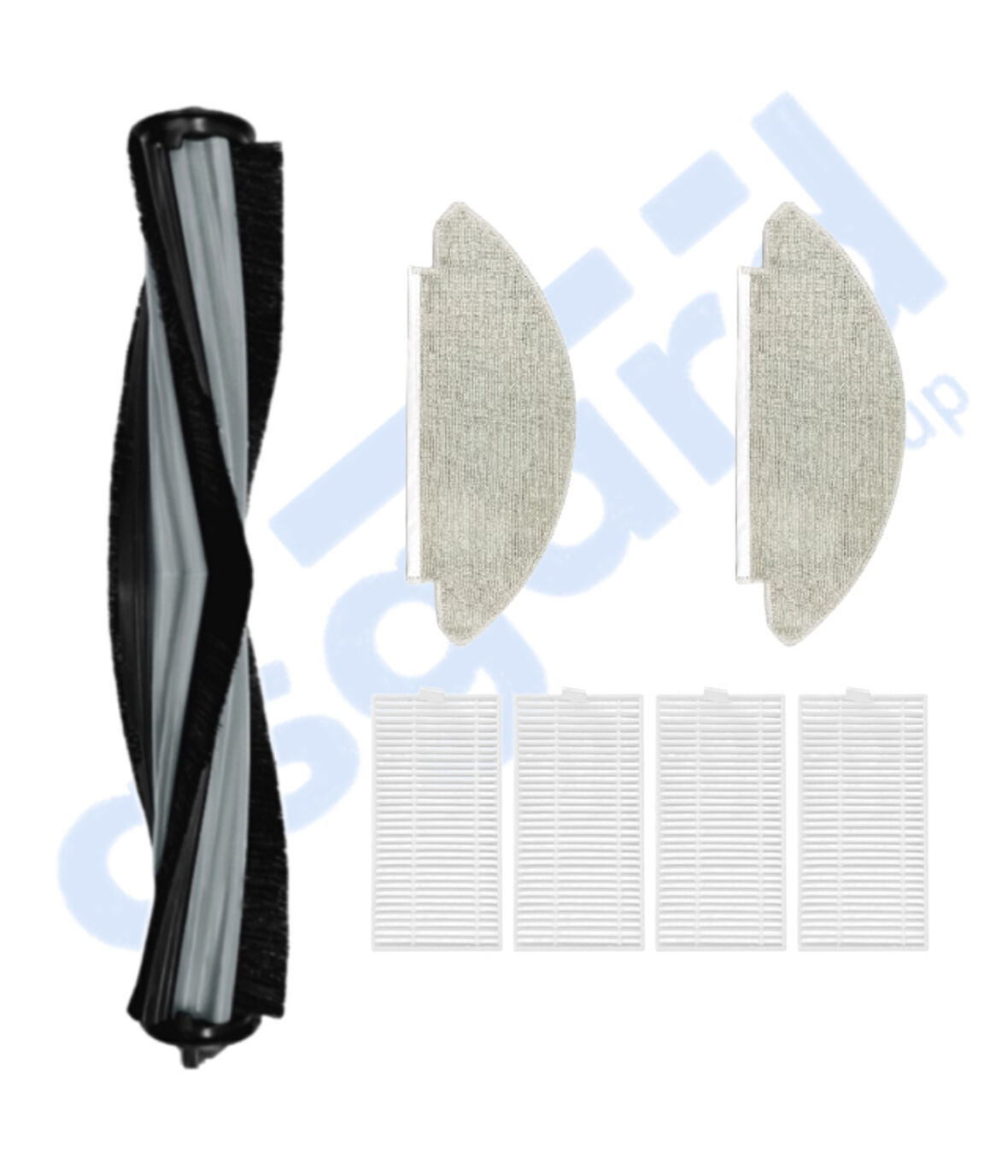 VİOMİ V5 – V5 PRO – ALPHA 2 PRO Uyumlu 1 Ana Fırça 4 Filtre 2 Mop