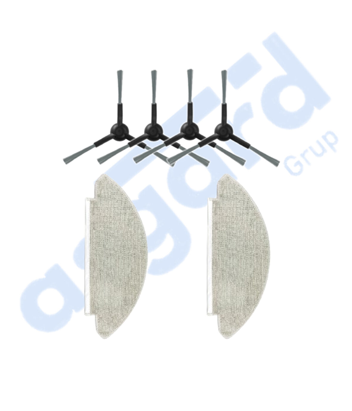 VİOMİ V5 – V5 PRO – ALPHA 2 PRO Uyumlu 4 Yan Fırça 2 Mop