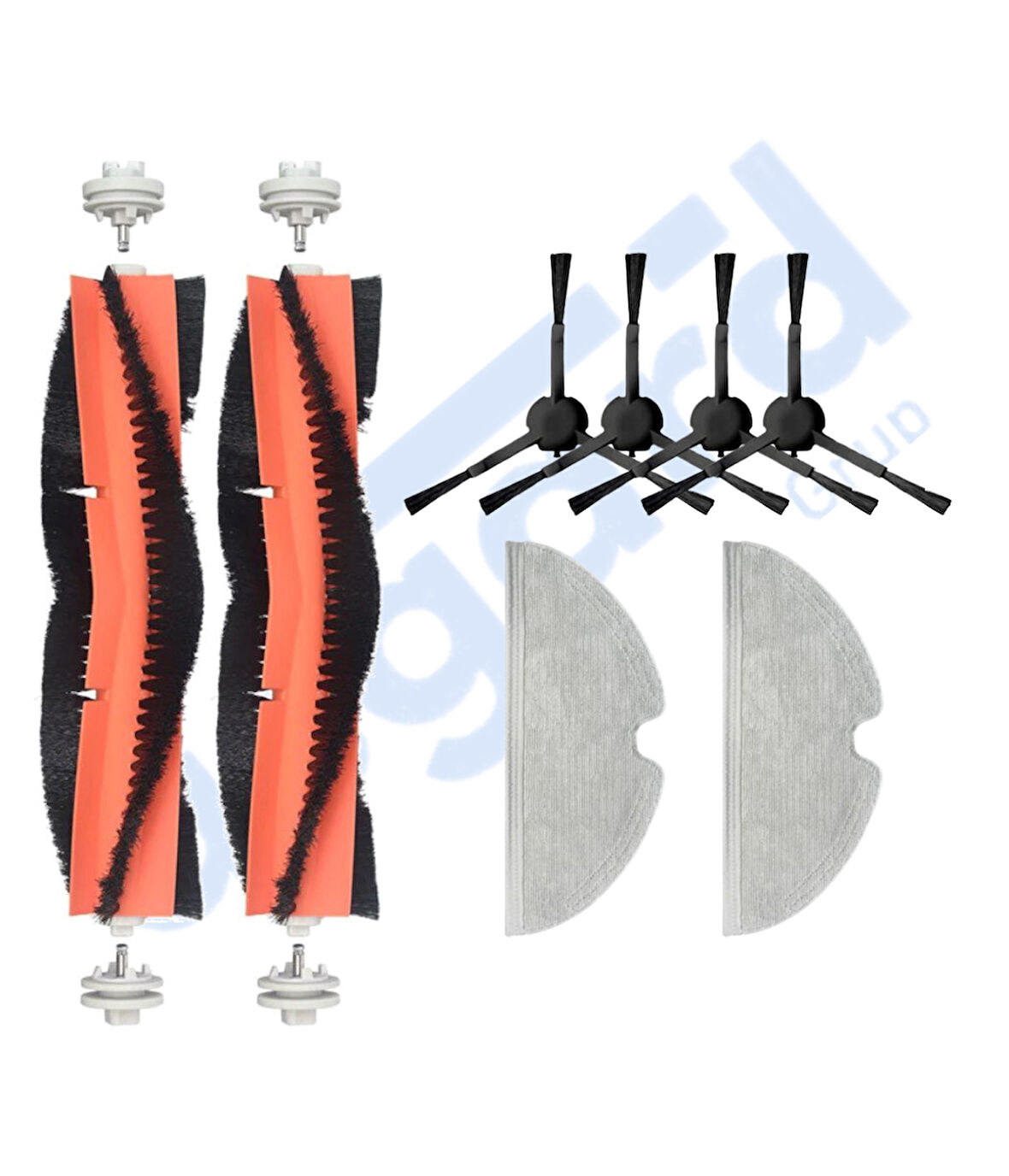 Dreame F9 - Z10 Pro Uyumlu 2 Ana Fırça 4 Yan Fırça 2 Mop