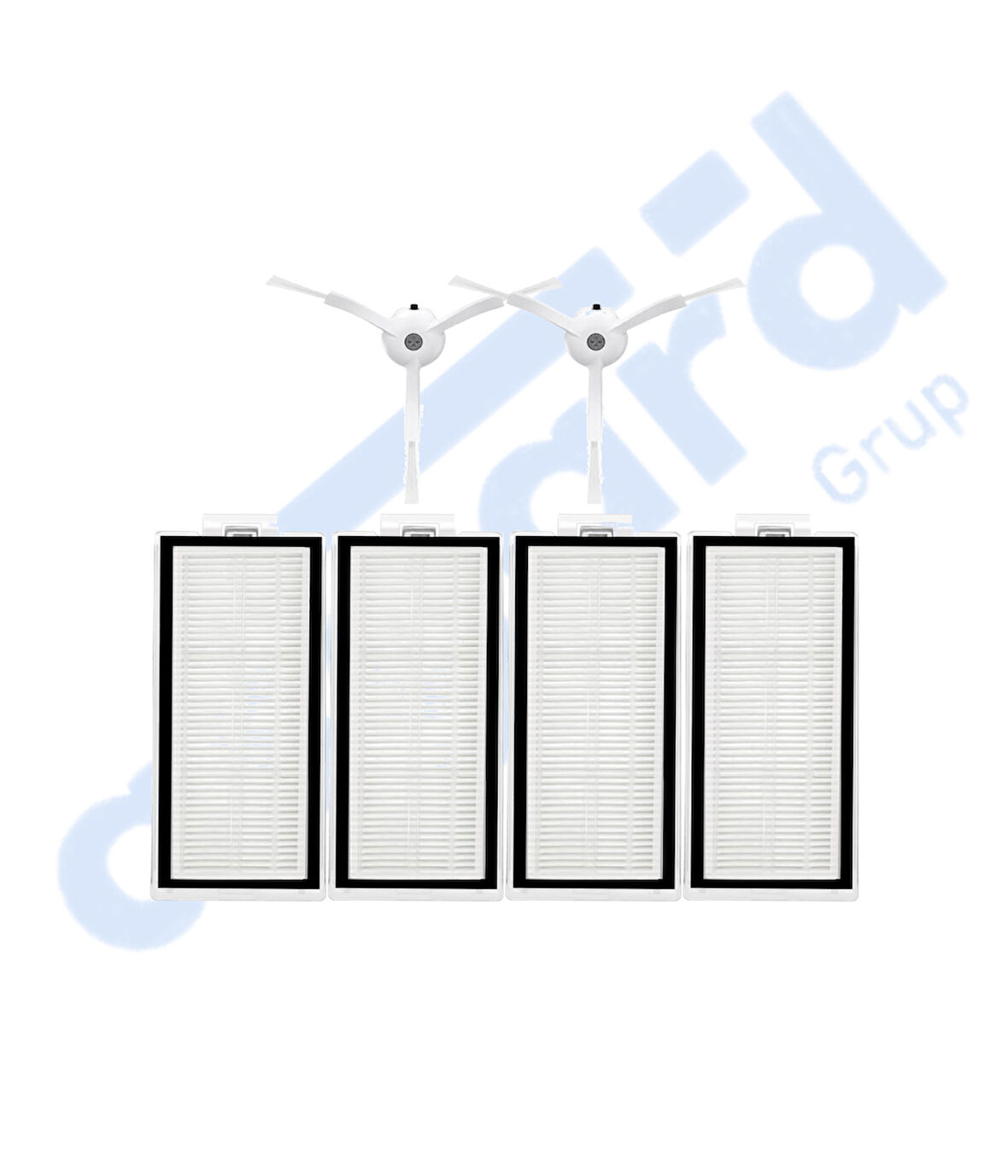 ROBOROCK Q8 MAX , Q8 MAX+ UYUMLU 2 Yan Fırça 4 Filtre