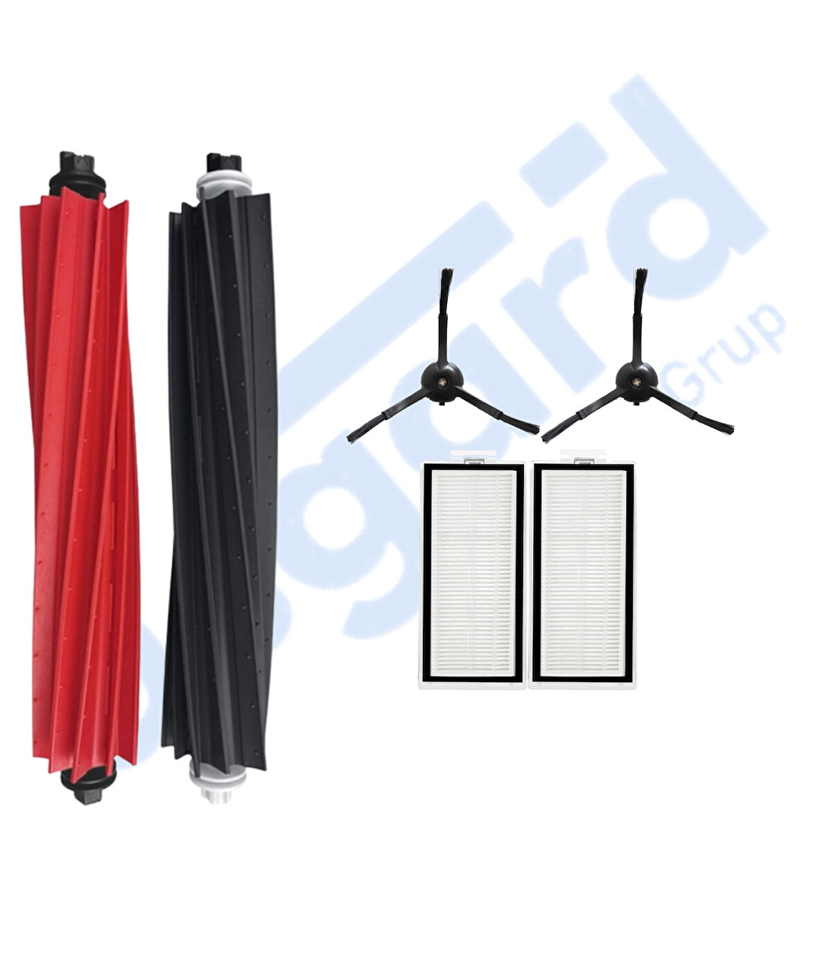 ROBOROCK Q8 MAX , Q8 MAX+ UYUMLU 1 Ana Fırça 2 Yan Fırça 2 Filtre