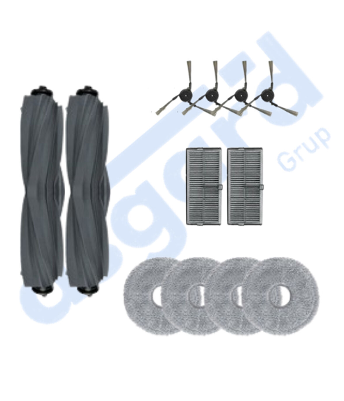 Dreame X40 MASTER-X40 ULTRA-L40 ULTRA UYUMLU 2 Ana Fırça 4 Yan Fırça 2 Filtre 4 Mop