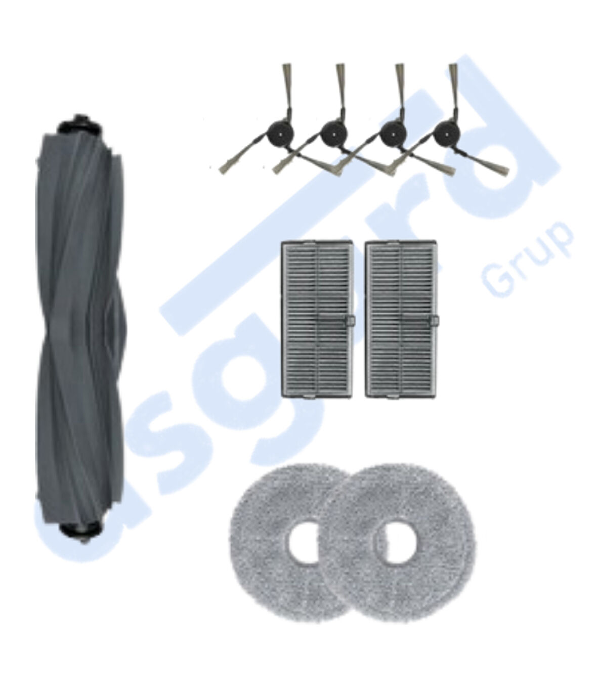 Dreame X40 MASTER-X40 ULTRA-L40 ULTRA UYUMLU 1 Ana Fırça 4 Yan Fırça 2 Filtre 4 Mop