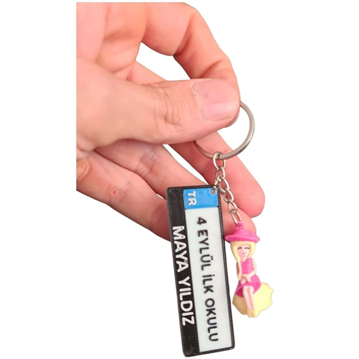 Kişiselleşebilir Okul Plaka Kimliği Çanta Cüzdan Aksesuar Öğrenciye Arkadaşa Okul Hediyelik 