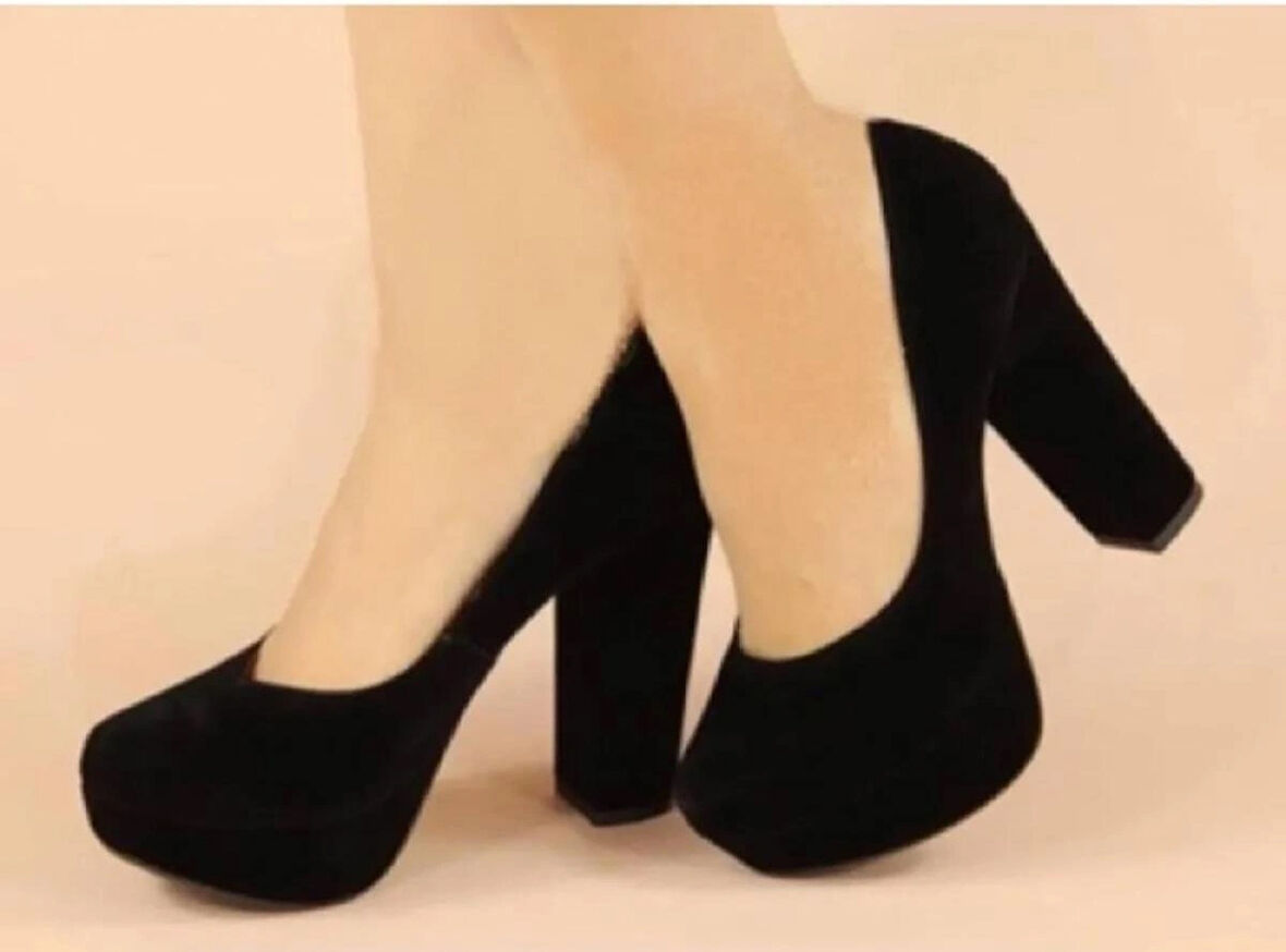 KADIN ABİYE SÜET PLATFORM AYAKKABI