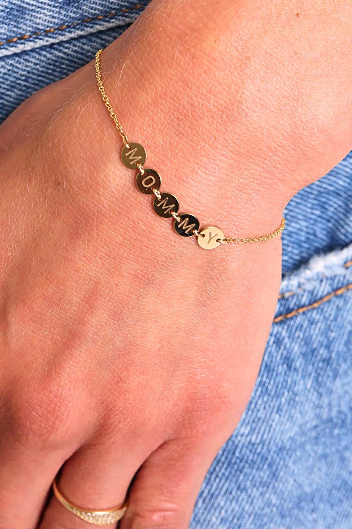 Kişiye Özel Plaka Altın Bileklik