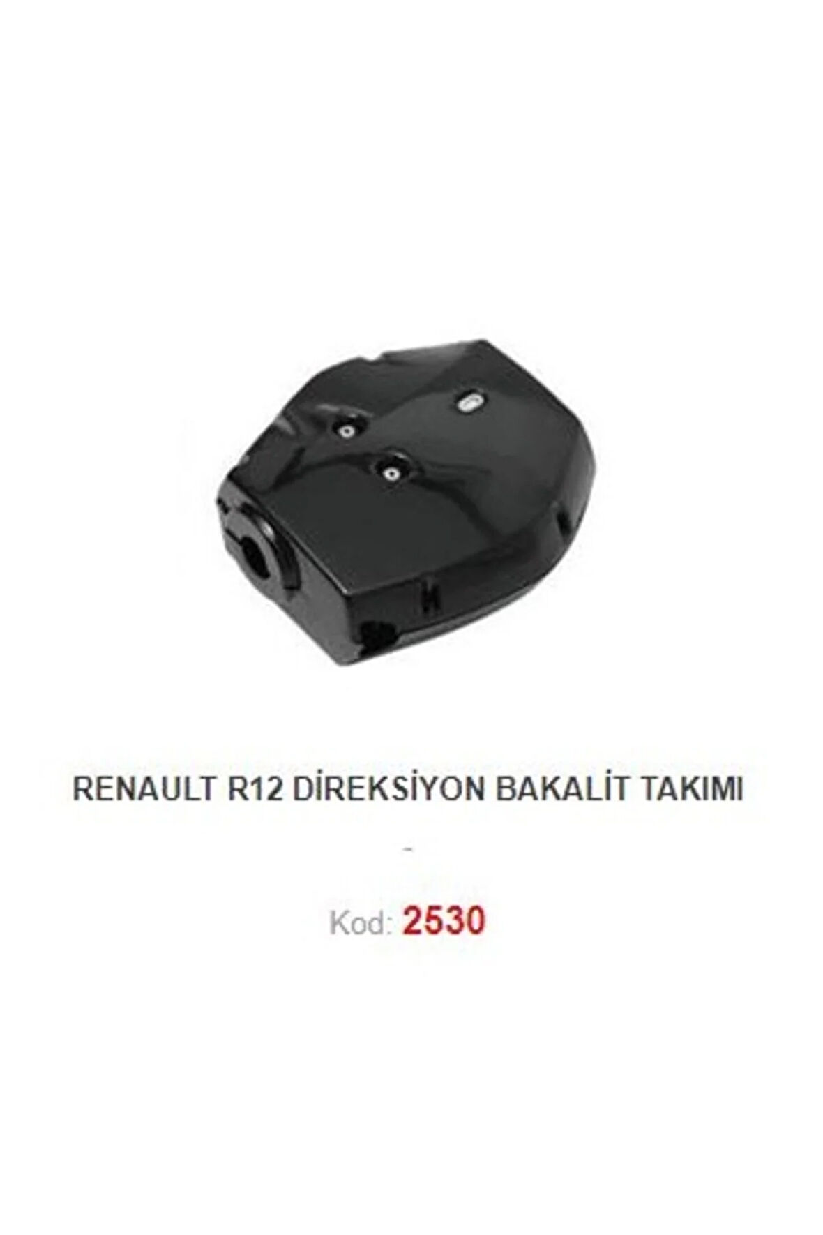 RENAULT R12 DİREKSİYON BAKALİT TAKIMI 2530-PLEKSAN