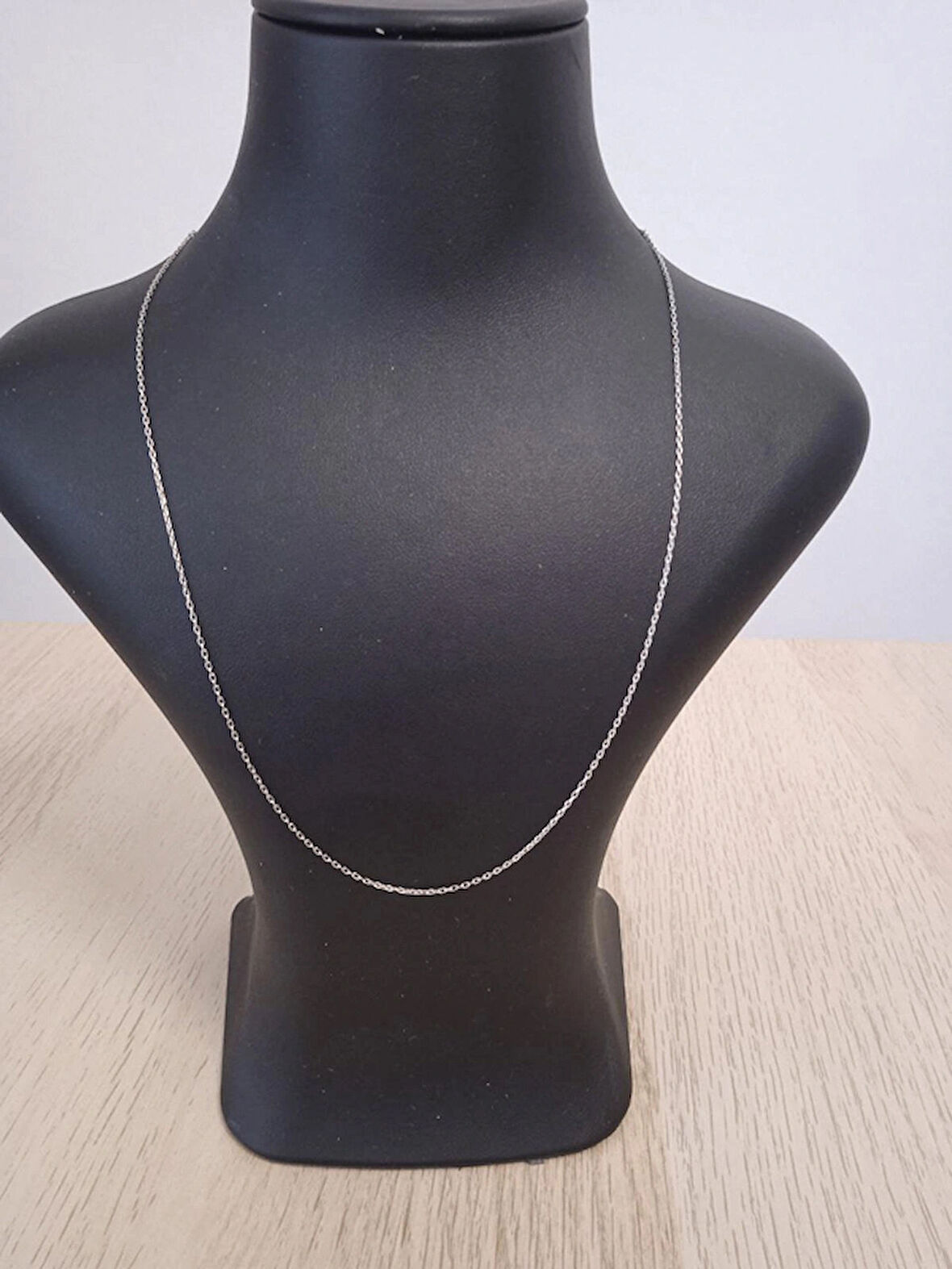 925 ayar Gümüş Sade,Düz, Forse Zincir kolye