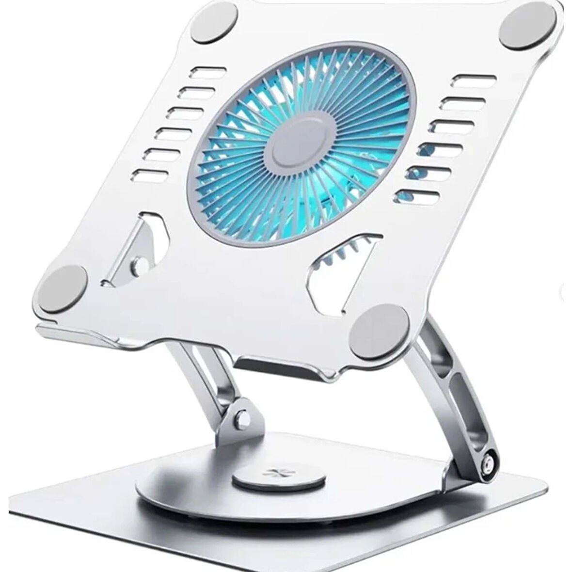 Plentiful Notebook ve Laptop Stand 360 Derece Dönebilen Alüminyum Katlanır Stand