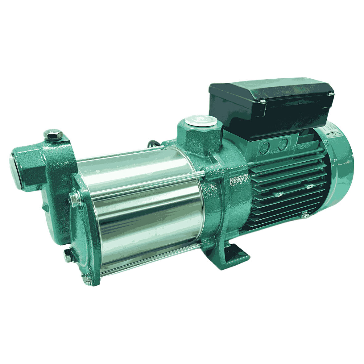 Varan BM 2-9x5 Yatay Kademeli Noril Fanlı Santrifüj Pompa 1.5 HP / 1.1 kW, Monofaze 220 V, 58 Mss, 4 m3/h