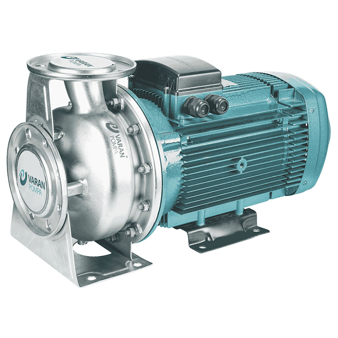 Varan CA 65-40-200/11T Paslanmaz Santrifüj Pompa 15 HP / 11.2 kW, Trifaze 380 V, 70 Mss (AISI 304)