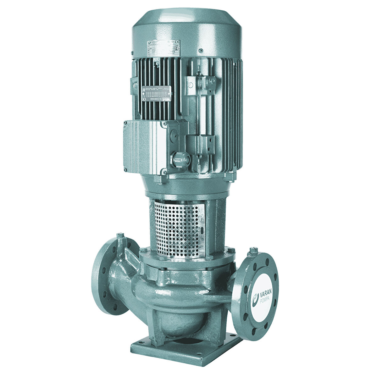 Varan CES-I 50-13-01502 İn-line Döküm Santrifüj Pompa 2 HP / 1.5 kW, Trifaze 380 V, 18 Mss, 25 m3/h