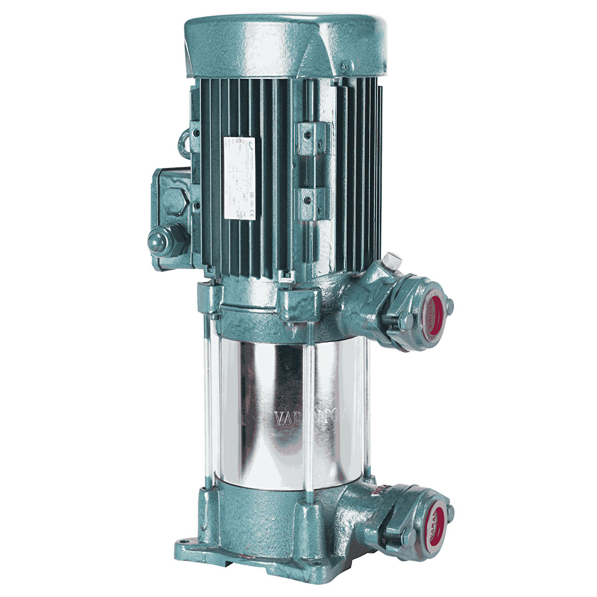 Varan VM 2-9x7 Dikey Kademeli Noril Fanlı Santrifüj Pompa 1.5 HP / 1.1 kW, Trifaze 380 V, 80 Mss, 7 m3/h