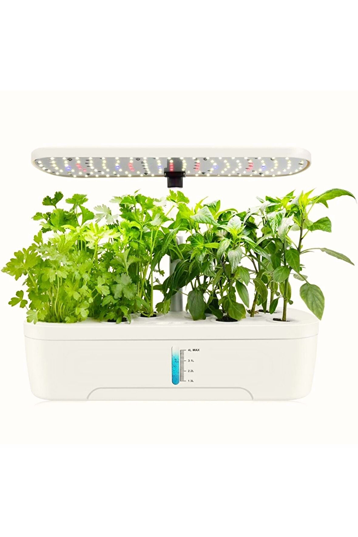 Hidroponik Topraksız 12 Bölme Bitki Yetiştirme Kiti 3 Mod 139 LED Tam Spekturum Bahçe Kit